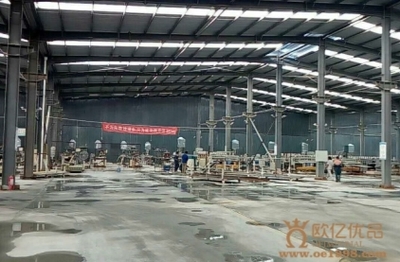 先進設備鑄就卓越品質 歐億優(yōu)品集成墻飾的混材工藝革新